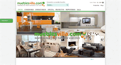 Desktop Screenshot of mueblesvilla.com