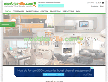 Tablet Screenshot of mueblesvilla.com